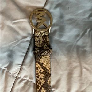 Michael Kors snake print belt